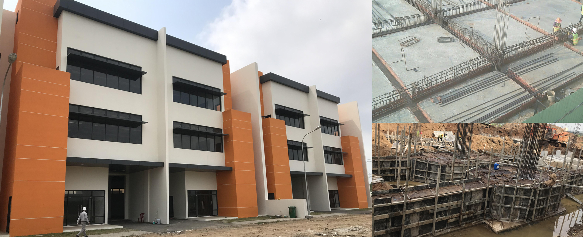 Xây Dựng Nhà Xưởng Công Nghiệp- Hạng Mục Chính Cho Block F-G